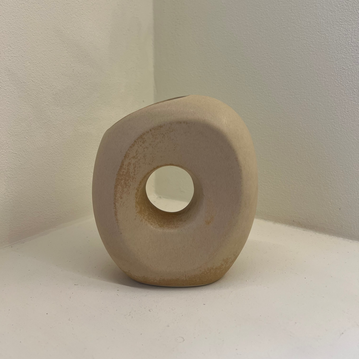 Vase “Beige Ring”